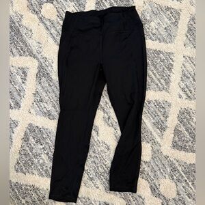 Avia crop leggings with mesh ankle detail